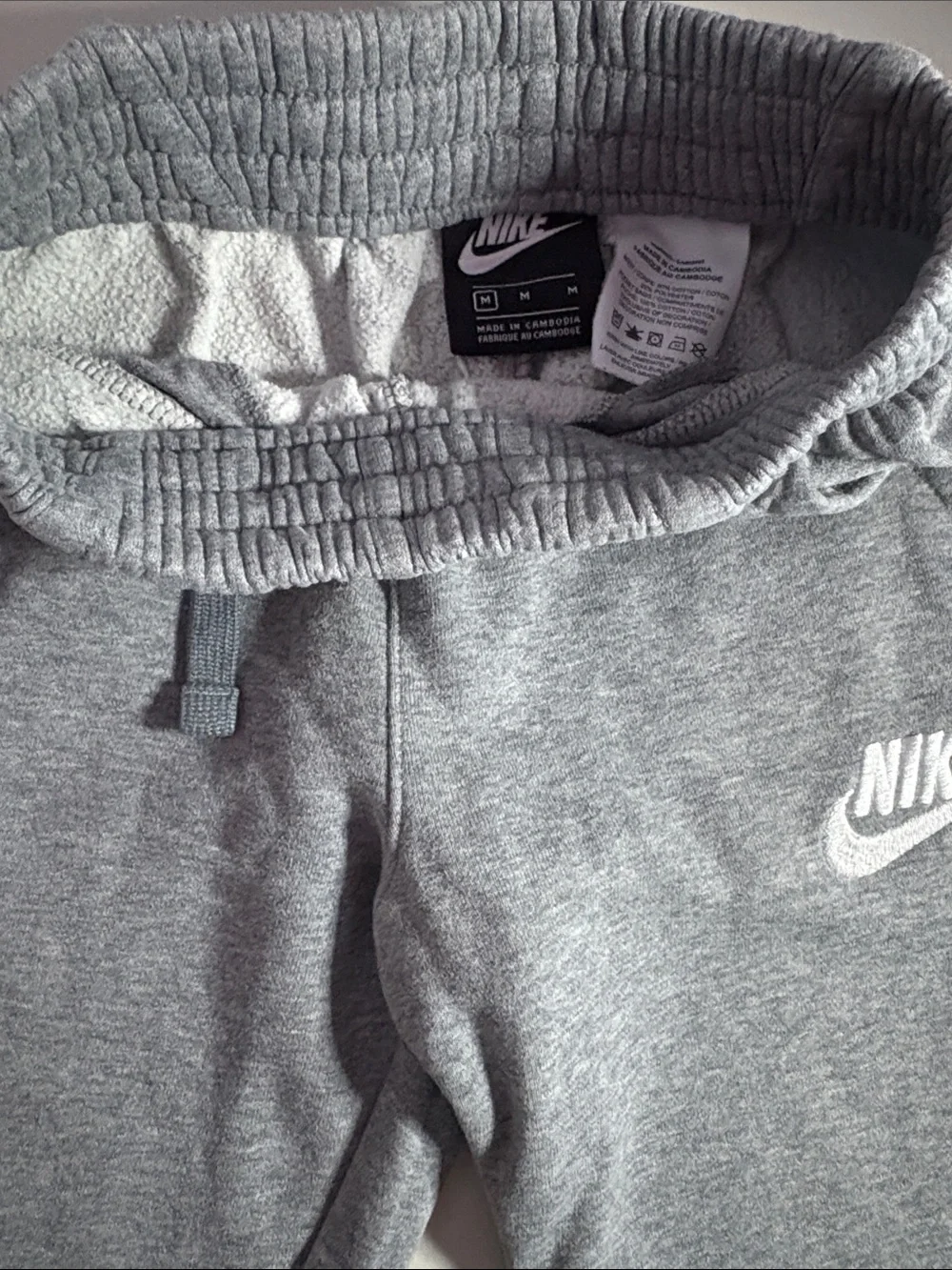 Nike Kids (M) Gray Heather Jogger Sweatpants